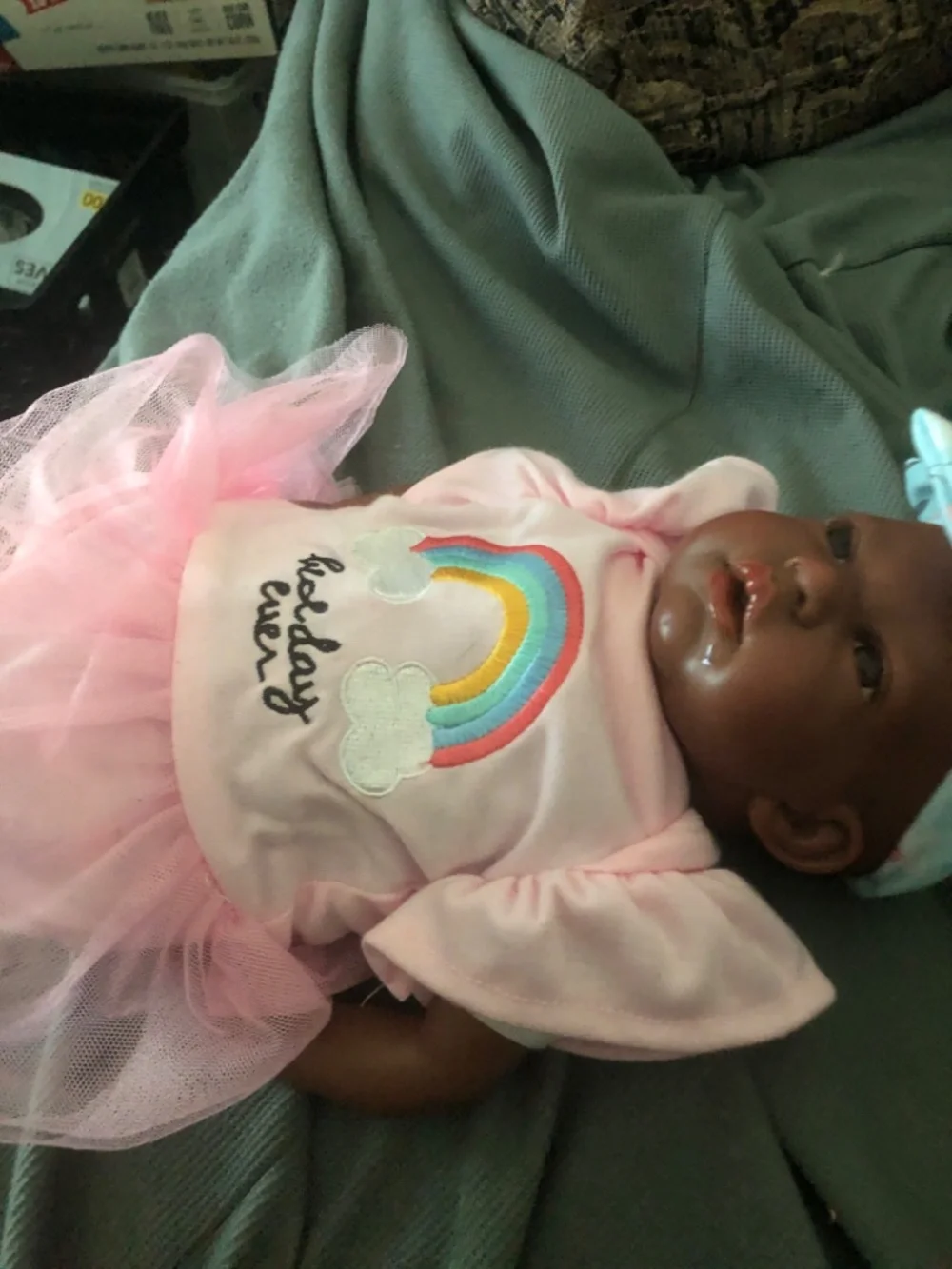 Vinyl reborn doll from F.A.O schwarz company
